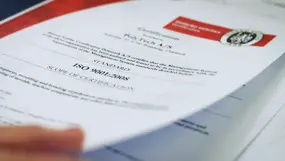 Certification of ISO 9001:2008, showcasing companies diligence and qualifications